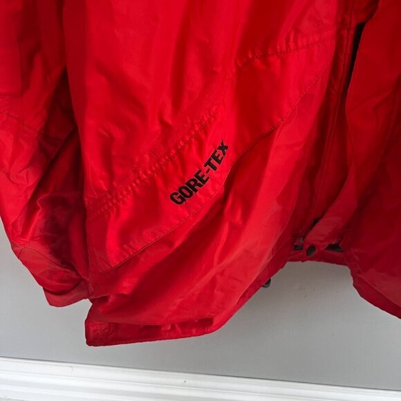 Vintage 90s L.L. Bean Men’s Red Black Jacket Coat Y2K Size Large Gore-Tex - Picture 6 of 16